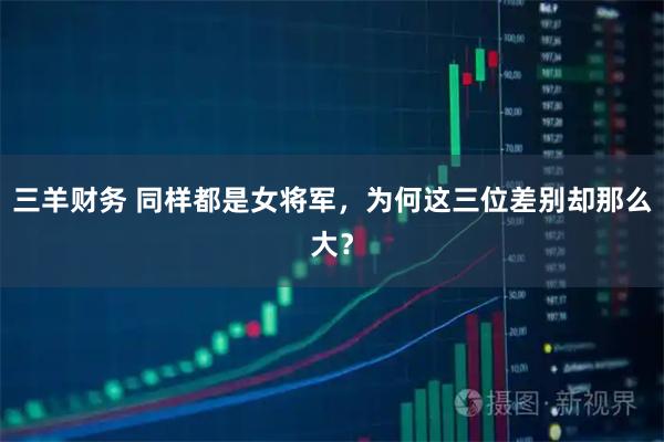 三羊财务 同样都是女将军，为何这三位差别却那么大？